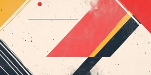 几何色块抽象艺术背景图