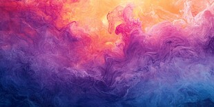 梦幻色彩流体艺术画面
