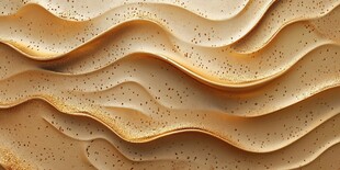 金色波浪纹理抽象背景图