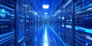 科技感十足的服务器机房