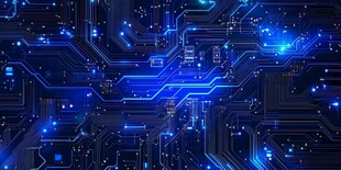 科技感电路板背景图