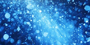 梦幻蓝色光斑背景特效