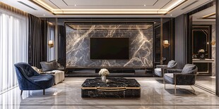 奢华现代风客厅精致空间