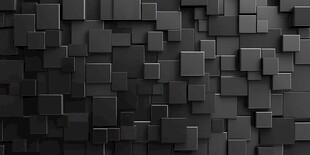 黑色立体方块背景纹理