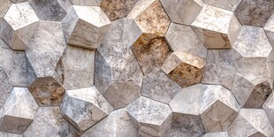 立体几何风石质墙面纹理