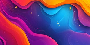 炫彩流体渐变背景图案