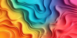 炫彩波浪纹理背景图案