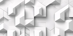 立体几何白色抽象背景图案