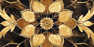 奢华金色大理石花纹图案