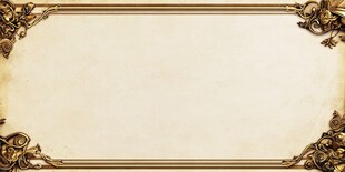 古典金色雕花边框背景图