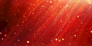 红色炫光背景闪烁金点