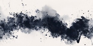 水墨飞溅艺术背景图