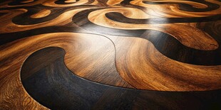 独特花纹木质地板图案