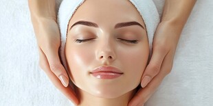 面部按摩 享受放松时刻