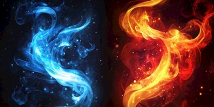 冰火双焰奇幻特效画面