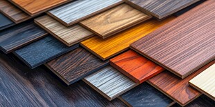 多样精美木地板板材展示