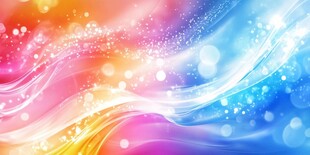 梦幻炫彩流体背景图