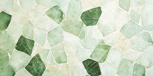绿色碎拼马赛克瓷砖纹理