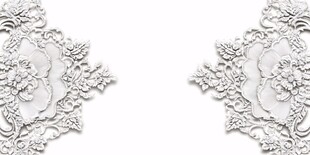 精致白色蕾丝装饰图案