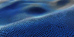 蓝色网格纹理三维抽象背景