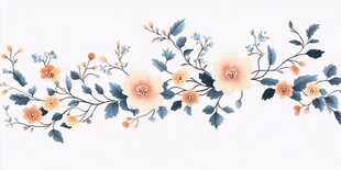 花卉花边图案设计