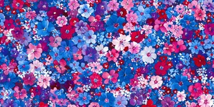 缤纷多彩花卉图案背景