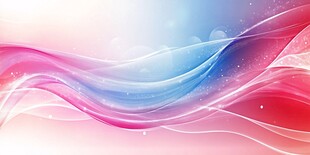 梦幻炫彩流动线条背景图