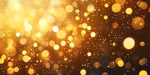 金色光斑梦幻背景特效