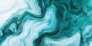 蓝绿色流体艺术抽象纹理