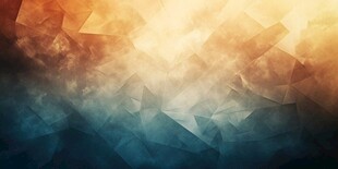 梦幻多彩几何渐变背景图