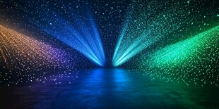 梦幻炫彩舞台灯光秀