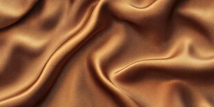 金色绸缎纹理特写