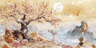 梦幻山水间的祥瑞景致