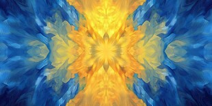 绚丽对称抽象艺术图案