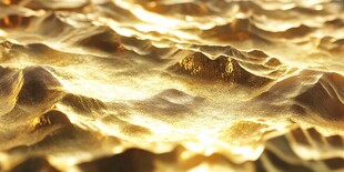 金色山峦质感纹理背景图
