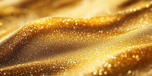 金色闪耀丝绸纹理背景