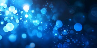 梦幻蓝色光斑背景特效