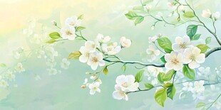 春日繁花枝头绽