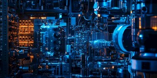 未来科技风的精密机械装置