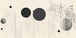 简约几何抽象背景图案