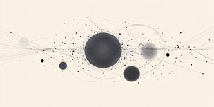 抽象宇宙元素几何图形背景