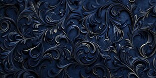 深蓝雕花纹理背景图案