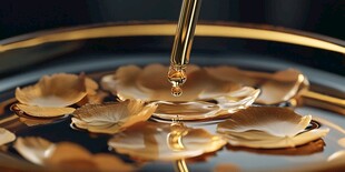 金液滴落花盘显雅致