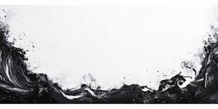 水墨浪花背景图