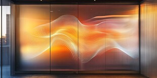 梦幻动感玻璃艺术画面