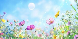 梦幻花海 绽放的春日浪漫