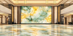 奢华大厅的大理石艺术背景