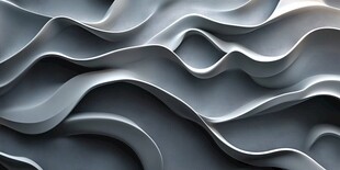 金属波浪纹理创意背景图