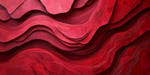 红色波浪纹理艺术背景