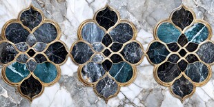 精美大理石拼花装饰图案